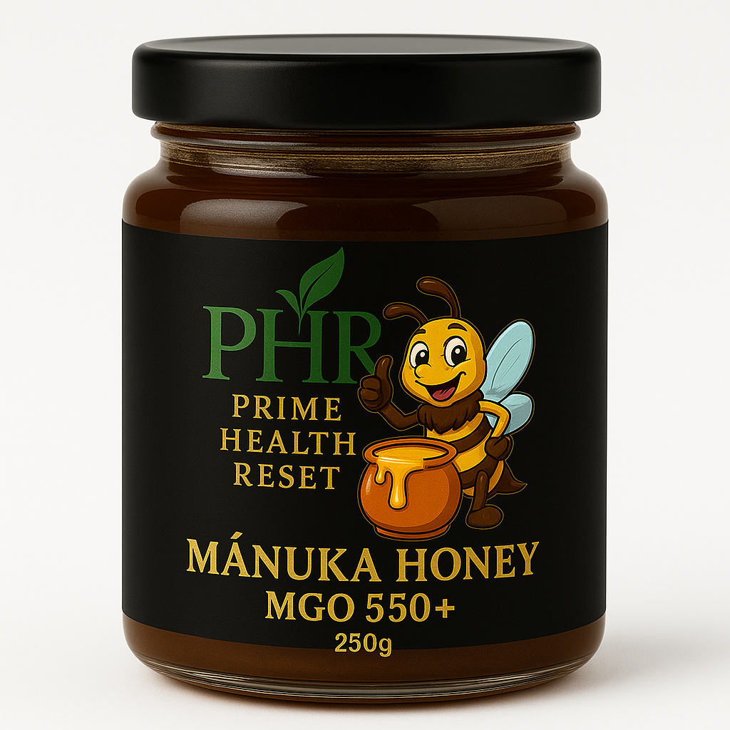 Manuka Honey MGO 550+ — 250g (Glass Jar)